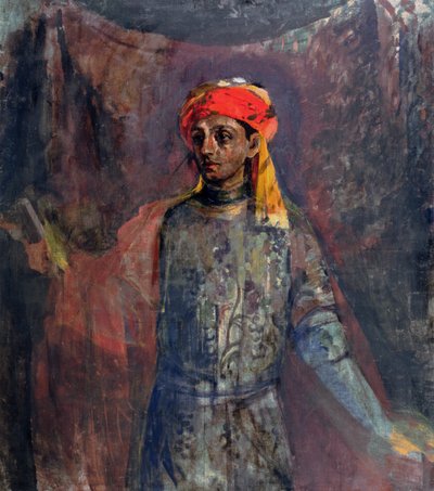 Portrait of Mikhail Kuzmin by Nikolaj Nikolaevic Sapunov